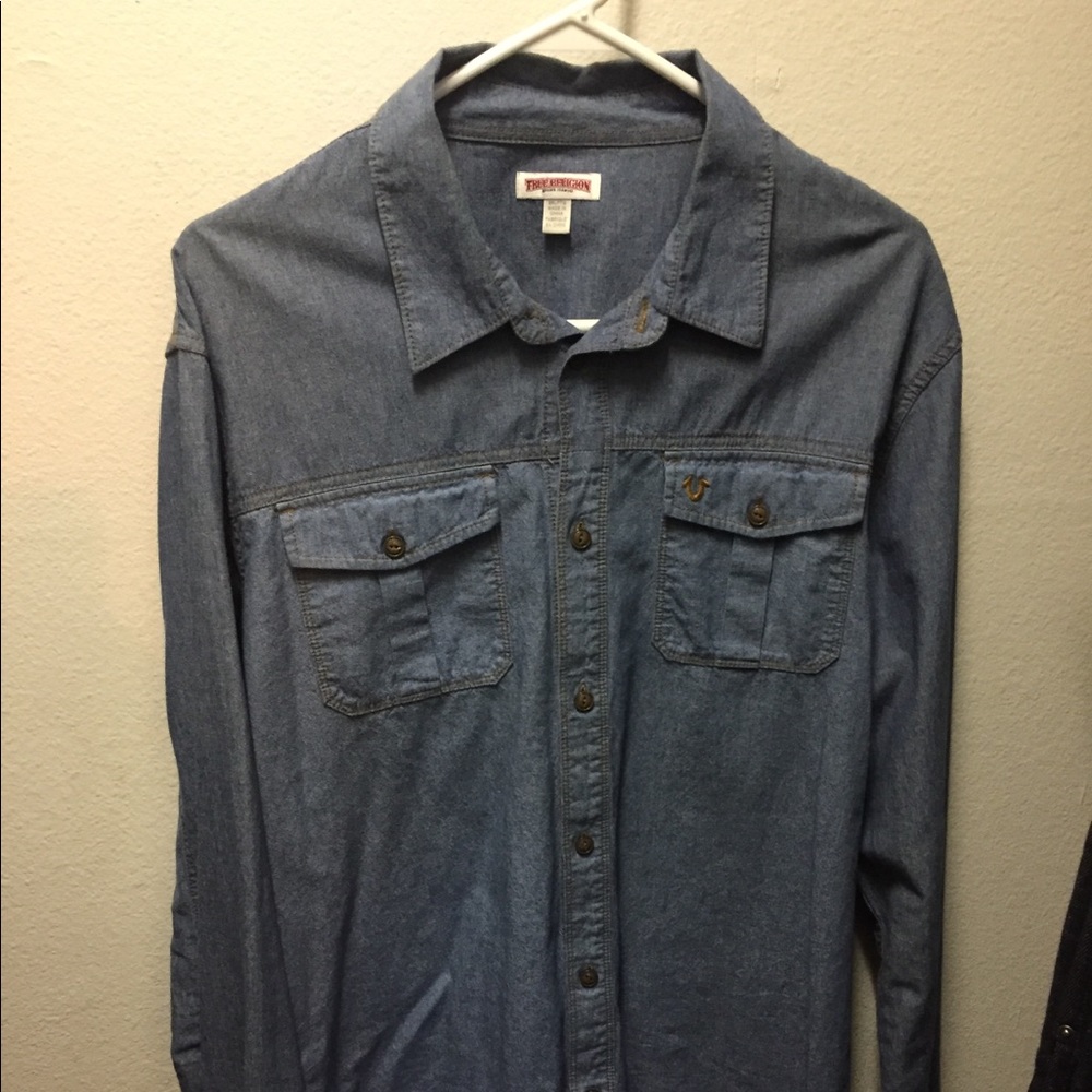 True religion button down
